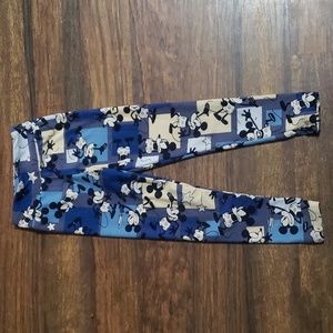 Lularoe Mickey Mouse Kids Leggings